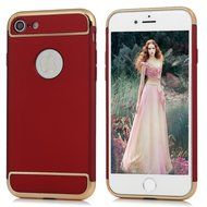iPhone 7 Case (4.7 inch) - 3 in 1 High Impact Shockproof Anti-slip Lightweight Bumper Plating Frame Oleophobic... N13