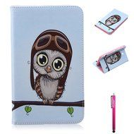 Galaxy Tab 4 10.1 Case, High Quality PU Leather Wallet Case [Card Slots] Damage Resistance and Kickstand Feature... N653