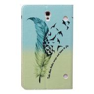 Galaxy Tab 4 10.1 Case, High Quality PU Leather Wallet Case [Card Slots] Damage Resistance and Kickstand Feature... N657