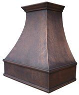 Copper Best H7 362139L Copper Kitchen Vent Hood in Antique Copper Finish Medium Size 36 inches N3