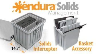 Canplas 3911A-1 Solid Basket Accessory, Removable Dual Screen, Integrated Lifting Handles \