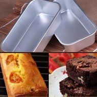 DUFUSTORE 1pcs Rectangle Aluminum Box Loaf Tin for Home Bread Cake Baking Bakeware N3