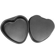 Ancdream Housewares Premium Carbon Steel Non Stick Cake Baking Bakeware Heart Cake Pans Trays Dishes Red Color... N2