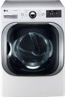 LG DLGX8001W 29-Inch Gas Steam Dryer with 9.0 Cubic Feet Mega Capacity, White