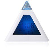 7 LED Color Changing Pyramid Digital LCD Alarm Clock Thermometer C/F Desktop Table Clocks Despertador Weather... N7