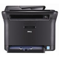 Dell 1235cn Multifunction Network Color Laser Printer - Max Resolution 2400x600 dpi - Max Printing Speed 17 ppm... N6
