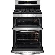 Frigidaire FGGF304DPF Gallery 30" Stainless Steel Gas Sealed Burner Double Oven Range