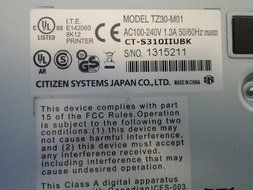 Citizen Systems America CT-S310II-U-BK CT-S310 Thermal POS Printer CTS310II USB - Color Black N9