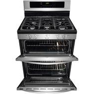 Frigidaire FGGF304DPF Gallery 30" Stainless Steel Gas Sealed Burner Double Oven Range N2