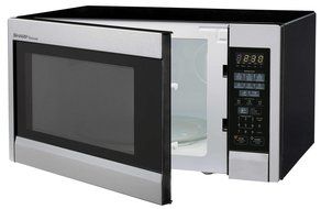 Sharp Countertop Microwave Oven ZR451ZS 1.3 cu. ft. 1000W Stainless Steel with Sensor Cooking N11
