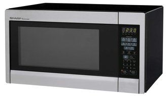 Sharp Countertop Microwave Oven ZR451ZS 1.3 cu. ft. 1000W Stainless Steel with Sensor Cooking N12