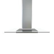 Zephyr BFG-E36AG 600 CFM 36 Inch Wide Wall Mounted Range Hood with Halogen Light, Stainless Steel with Glass N2