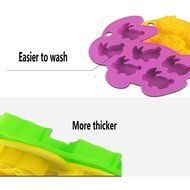 Vabneer platinum silicone Non-stick Reusable Backing Pan - Perfect for cake, Muffin, gelatin, snacks, frozen Treats... N15