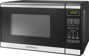 Insignia&trade; - 0.7 Cu. Ft. Compact Microwave - Stainless Steel N3