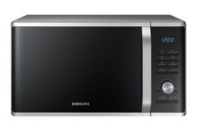 Samsung MS11K3000AS 1.1 cu. ft. Countertop Microwave with Ceramic Enamel Interior, Silver N5