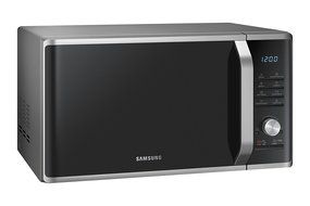 Samsung MS11K3000AS 1.1 cu. ft. Countertop Microwave with Ceramic Enamel Interior, Silver N6