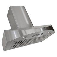 KOBE Range Hoods CHX3830SQB-WM-2 Contemporary Brillia 30" Wall Mount Range Hood, 3-Speed, 650 CFM, LED Lights,... N6
