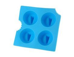 Cool Shark Fin Shape Silicone Ice Tray (Blue) N4