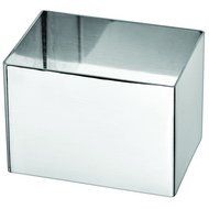 Winco SPM-211T, 2-1/2&quot; x 1-3/4&quot; Rectangular Culinary Pastry Mold, Stainless Steel Baking Mold Form