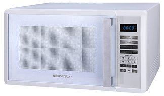 Emerson MW1188W, 1.1 CU. FT. 1000 Watt, Touch Control, White Microwave Oven N2