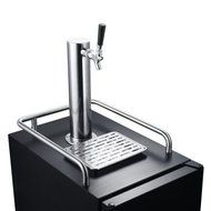 EdgeStar 15" Built-In Black Stainless Steel Kegerator N8