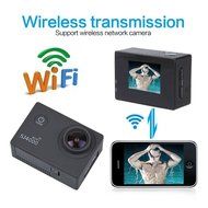 Mira-Tech Waterproof Action Camera 12MP 1080P HD with 2 Batteries and Free Accessories Kit(Wifi Black) N2