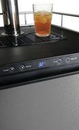 Kegco KOM30S-1 Digital Kombucha Keg Cooler - Black Cabinet with Stainless Steel Door N3