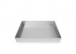 Alan Silverwood 12&quot; x 8&quot; x 2&quot; Traybake Pan Tin Loose base 30022