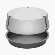 PrepCo Bake Porter Cake Pan in Grey (Set of 2)