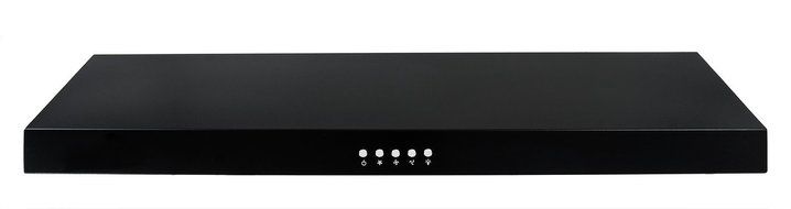 FIREBIRD New 30-Inch 3-Speed Stainless Steel Slim Under Cabinet Range Hood FB-BK5710Y (Black) N4