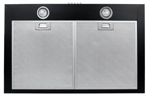 FIREBIRD New 30-Inch 3-Speed Stainless Steel Slim Under Cabinet Range Hood FB-BK5710Y (Black) N5