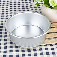 Yosoo Kitchen 4/5/6/8/9/10&quot; Aluminum Alloy Non-stick Round Cake Bake Mould Pan Bakeware Tool (6&#039;&#039;) N4