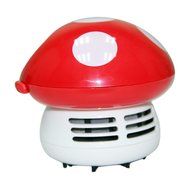 boutique1583 Mushrooms Mini Vacuum Cleaner Desktop Keyboard Cleaning Tool N3