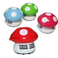 boutique1583 Mushrooms Mini Vacuum Cleaner Desktop Keyboard Cleaning Tool N5