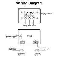 RioRand Digital Heating Cooling Automatic Switching Thermostatic Thermostat -50-110 &deg;c Temperature Controller... N7