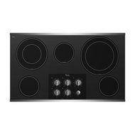 Whirlpool G7CE3635XS Gold 36" Stainless Steel Electric Smoothtop Cooktop