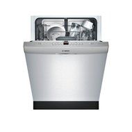 Bosch 300 Series SHS63VL5UC 24" Fully Integrated Scoop Handle Dishwasher in Stainless Steel
