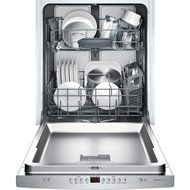 Bosch 300 Series SHS63VL5UC 24" Fully Integrated Scoop Handle Dishwasher in Stainless Steel N2
