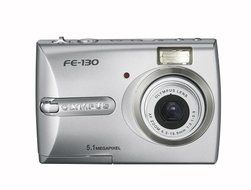 Olympus FE-130 5.1MP Digital Camera with 3x Optical Zoom N6