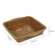 Yilove Square Cake Pan, Non-stick Silicone Baking Mold, 9 inch N5