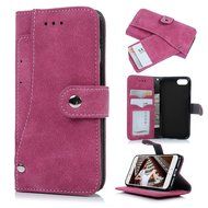 iPhone 7 Case (4.7 inch) - Slim Fit Wallet Counterfeit Cashmere Leather Extra ID/Credit Card Holders with Snap... N12