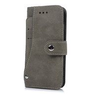 iPhone 7 Case (4.7 inch) - Slim Fit Wallet Counterfeit Cashmere Leather Extra ID/Credit Card Holders with Snap... N15