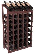 Wine Racks America Ponderosa Pine 5 Column 8 Row Display Top Kit. 13 Stains to Choose From! N8