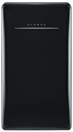 Daewoo Retro Compact Refrigerator 4.4 Cu Ft, Piano Black N2