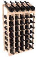 Wine Racks America Ponderosa Pine 5 Column 8 Row Display Top Kit. 13 Stains to Choose From! N9