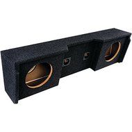 New QBOX GM103 GM Ext. Cab 1999-2007 Dual 10" Enclosure