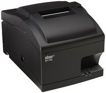 Star Micronics 37999300 Model SP742MU Impact Friction Printer, Cutter, USB, Internal Power Supply Included, Gray