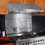ELICA ECV636S2 Under Cabinet Range Hood with 600 CFM Internal Blower, 4 Blower Speeds, Halogen Lamps, Stainless...