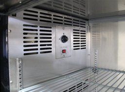 Kegco Commercial Back Bar Cooler Refrigerator with Two Glass Doors N2