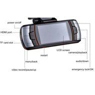 DDLBiz(TM) 2.7 Dual Lens Car Vehicle 1080P HD Dash Camera DVR Cam Night Vision Recorder N6